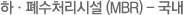하ㆍ폐수처리시설 (MBR) - 국내
