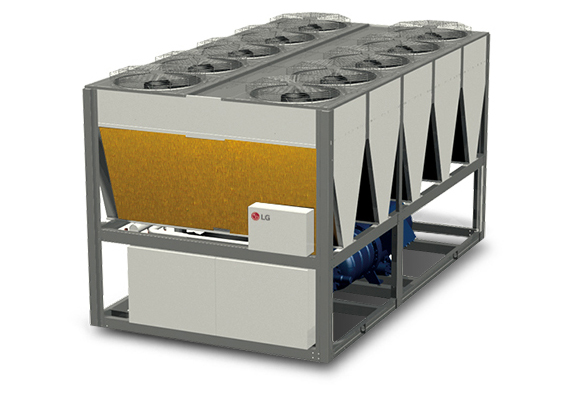 고성능 스크류 압축기 적용으로 고효율 시스템 <br/>LG  스크류 냉동기
