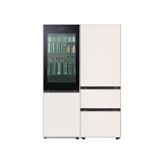 냉장고  LG 모던엣지 냉장고 오브제컬렉션 노크온 +  LG 디오스 오브제컬렉션 김치톡톡  (QZ343GIB8.AKOR) 썸네일이미지 0