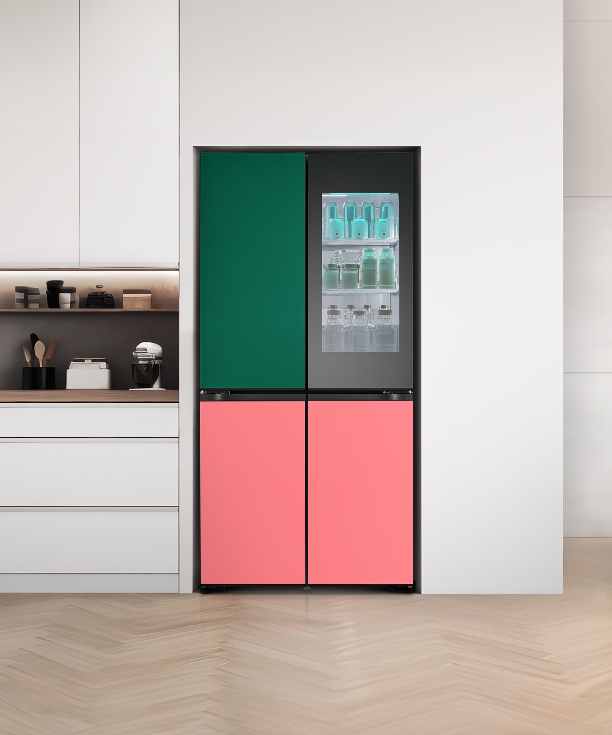 냉장고 LG 디오스 오브제컬렉션 무드업 빌트인 타입(노크온) 냉장고 (M624GNN3A2.AKOR) 메인이미지 0