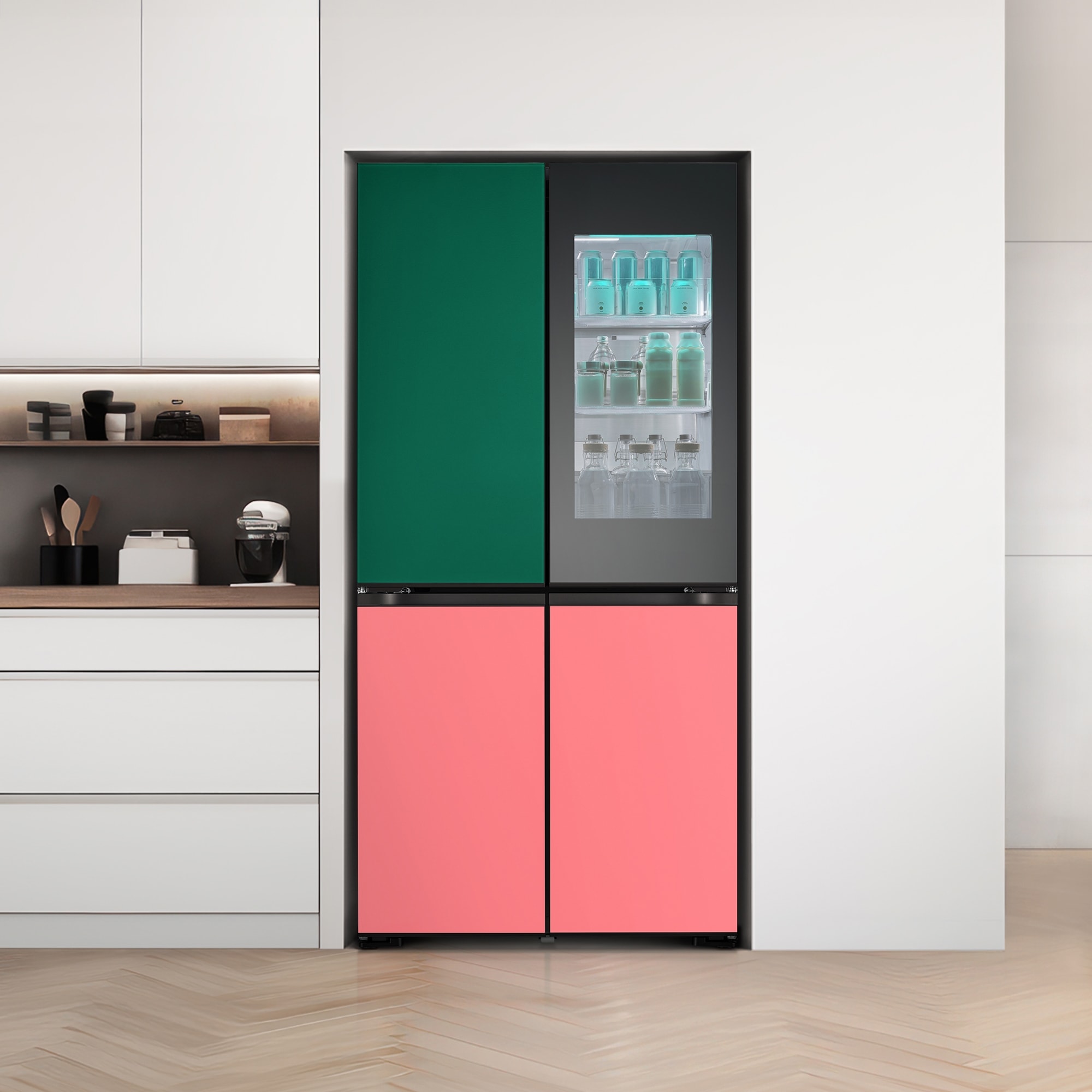 냉장고 LG 디오스 오브제컬렉션 무드업 빌트인 타입(노크온) 냉장고 (M624GNN3A2.AKOR) 줌이미지 0