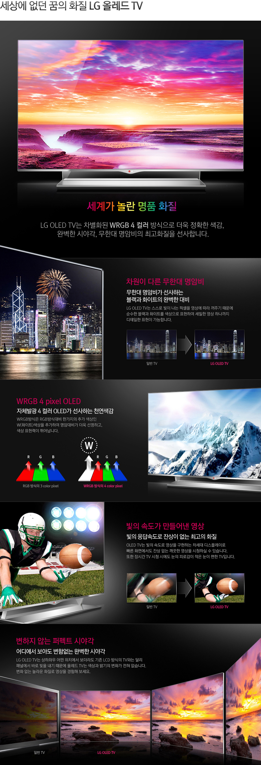¼¼»ó¿¡ ¾ø´ø ²ÞÀÇ ÈÁú LG ¿Ã·¹µå TV