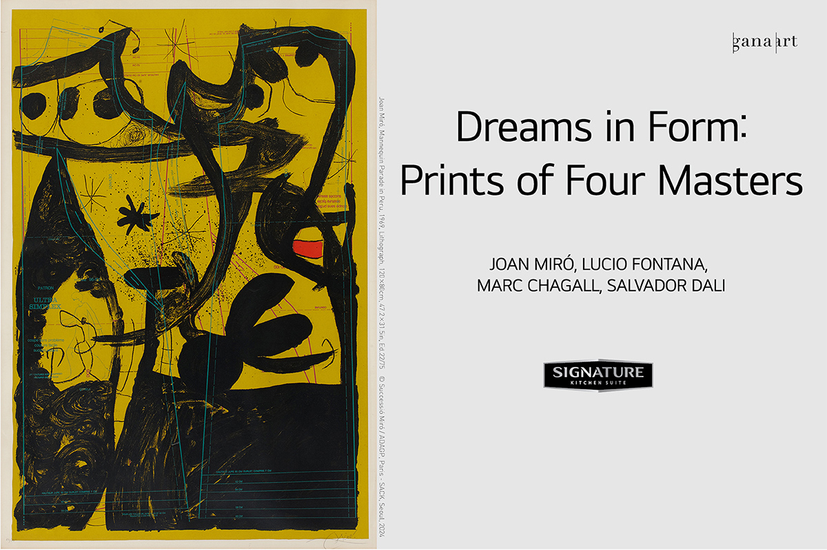 Dreams in Form: Prints of Four Masters JOAN MIRÓ, LUCIO FONTANA, MARC CHAGALL, SALVADOR DALI