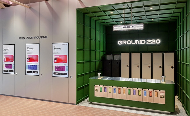 GROUND 220 루틴 트레이닝 센터 Plug-in 공간 사진 이미지.