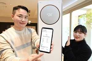고객들은 LG 씽큐(LG ThinQ)의 ‘스마트 진단’을 통해서도 손쉽게 휘센 에어컨을 자가점검할 수 있다.