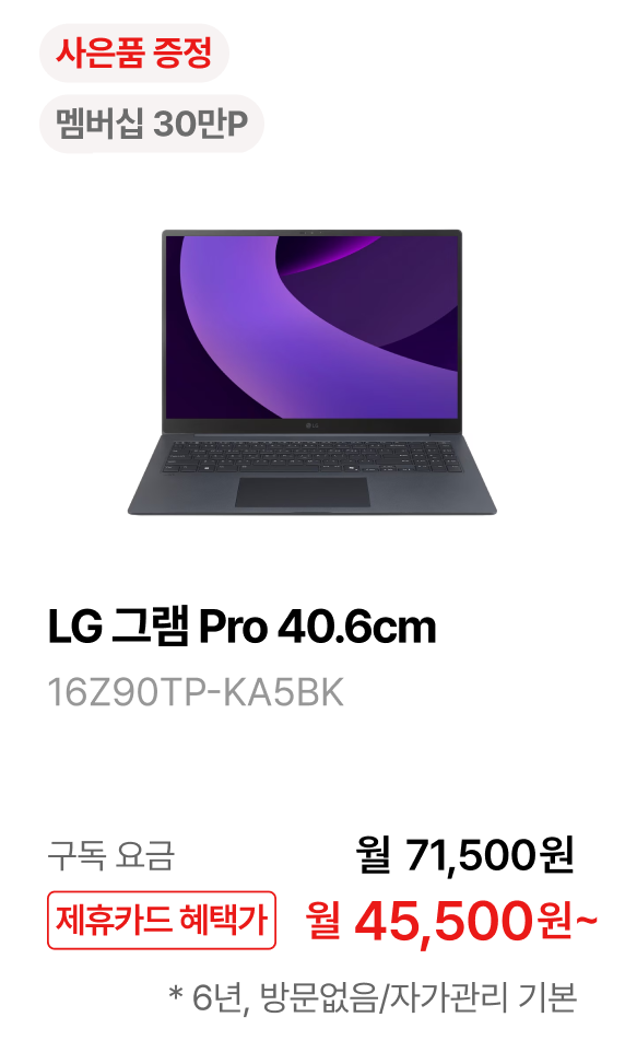 LG 그램 Pro 40.6cm 제품바로가기