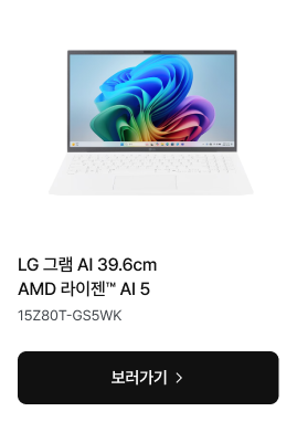 LG 그램 Ai AMD 라이젠 노트북