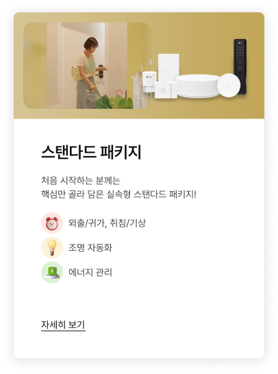 스탠다드 패키지에 대한 내용