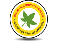 영국 알레르기 협회 인증 이미지