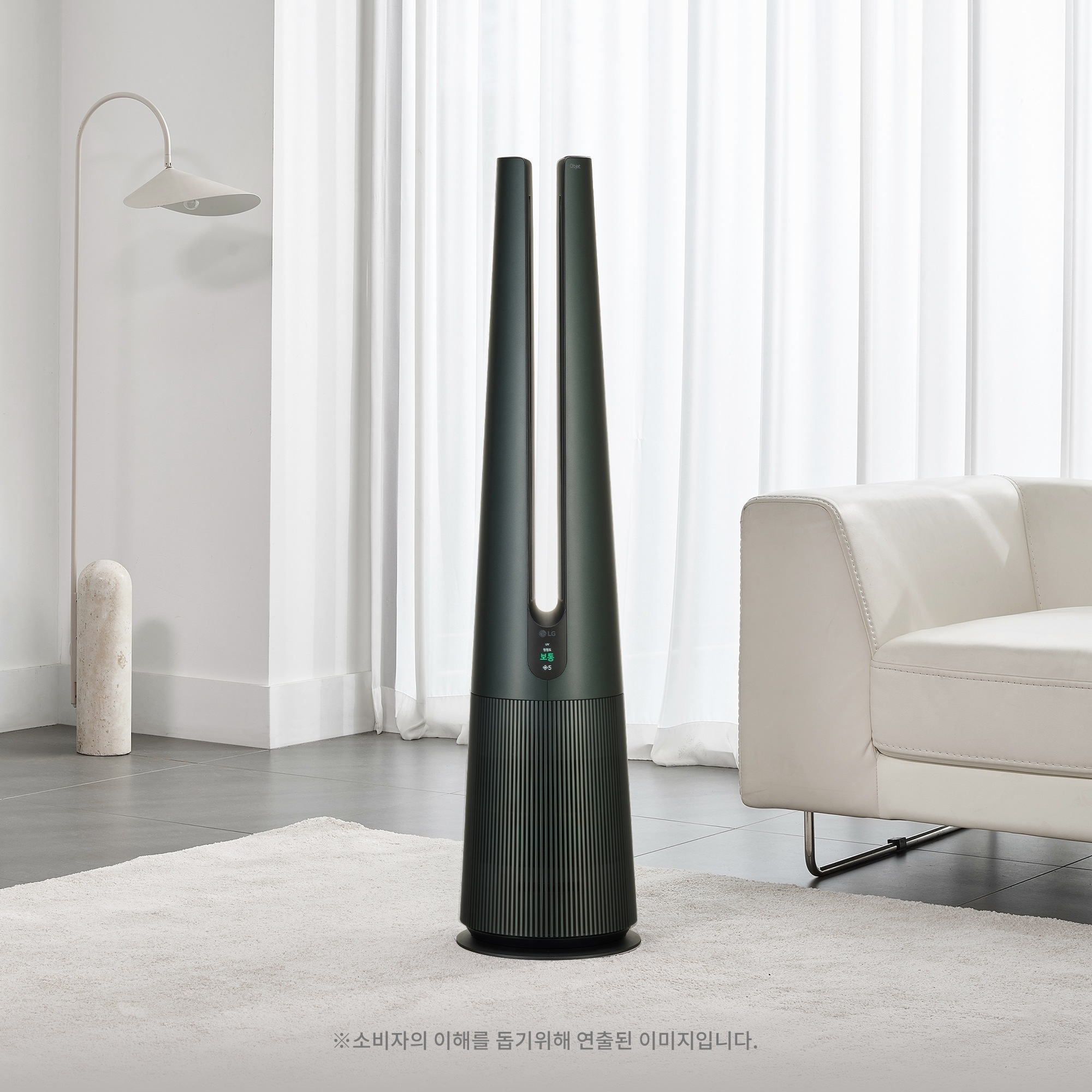 LG 오브제컬렉션 LG 퓨리케어 오브제컬렉션 에어로타워 (온풍 겸용) (FS061PGSAB.AKOR) 줌이미지 0
