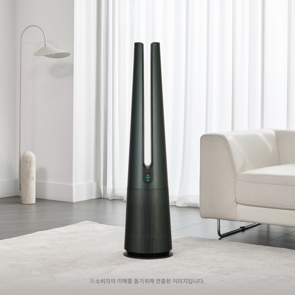 LG 오브제컬렉션 LG 퓨리케어 오브제컬렉션 에어로타워 (온풍 겸용) (FS061PGSAB.AKOR) 메인이미지 0
