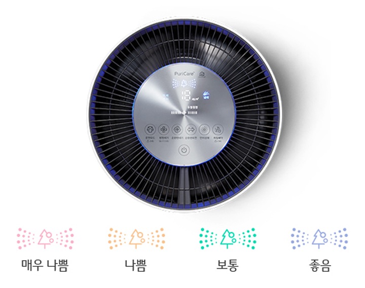 공기청정 디스플레이