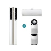 에어컨 휘센 듀얼 스페셜(65.9㎡+22.8㎡)+퓨리케어 360˚ 공기청정기 플러스(100㎡) 세트 (30W20SDWP2.AKOR) 썸네일이미지 1