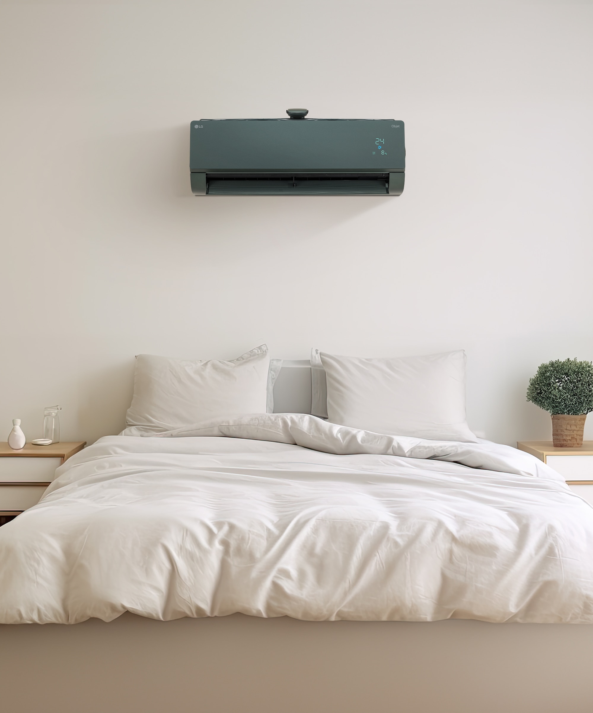LG 오브제컬렉션 LG 휘센 오브제컬렉션 벽걸이에어컨 (2in1) (SQ06ACJCAJ.AKORG) 메인이미지 0