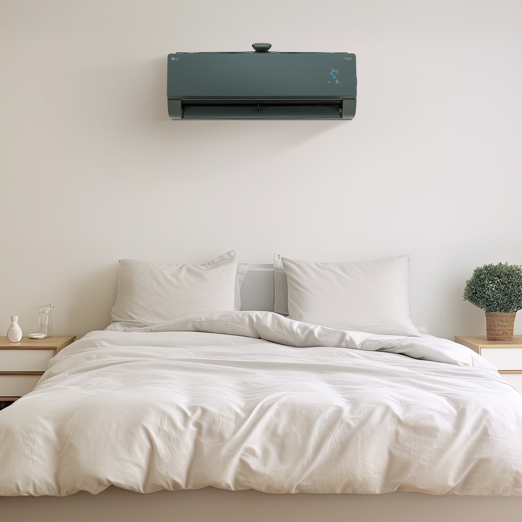 LG 오브제컬렉션 LG 휘센 오브제컬렉션 벽걸이에어컨 (2in1) (SQ06ACJCAJ.AKORG) 줌이미지 0
