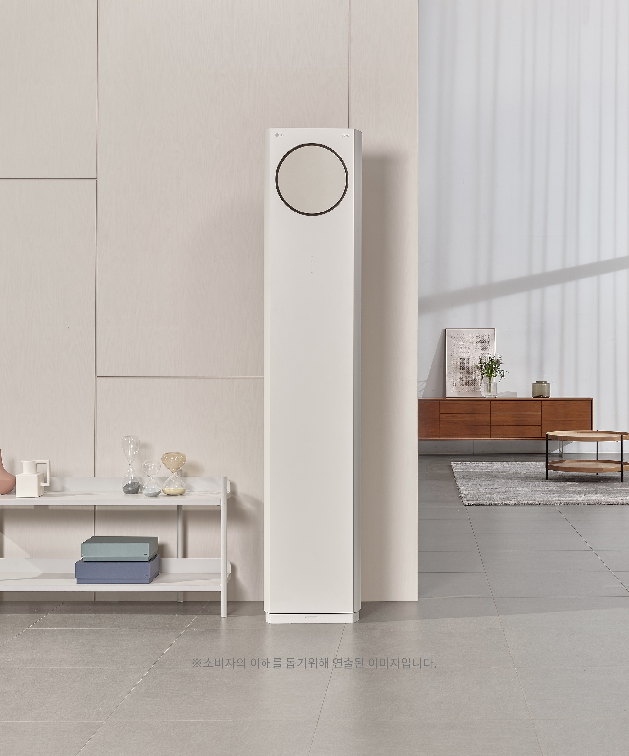 에어컨 LG 휘센 오브제컬렉션 타워에어컨 (럭셔리) 매립배관형 (FQ25LCNBE1M.AKOR) 메인이미지 0