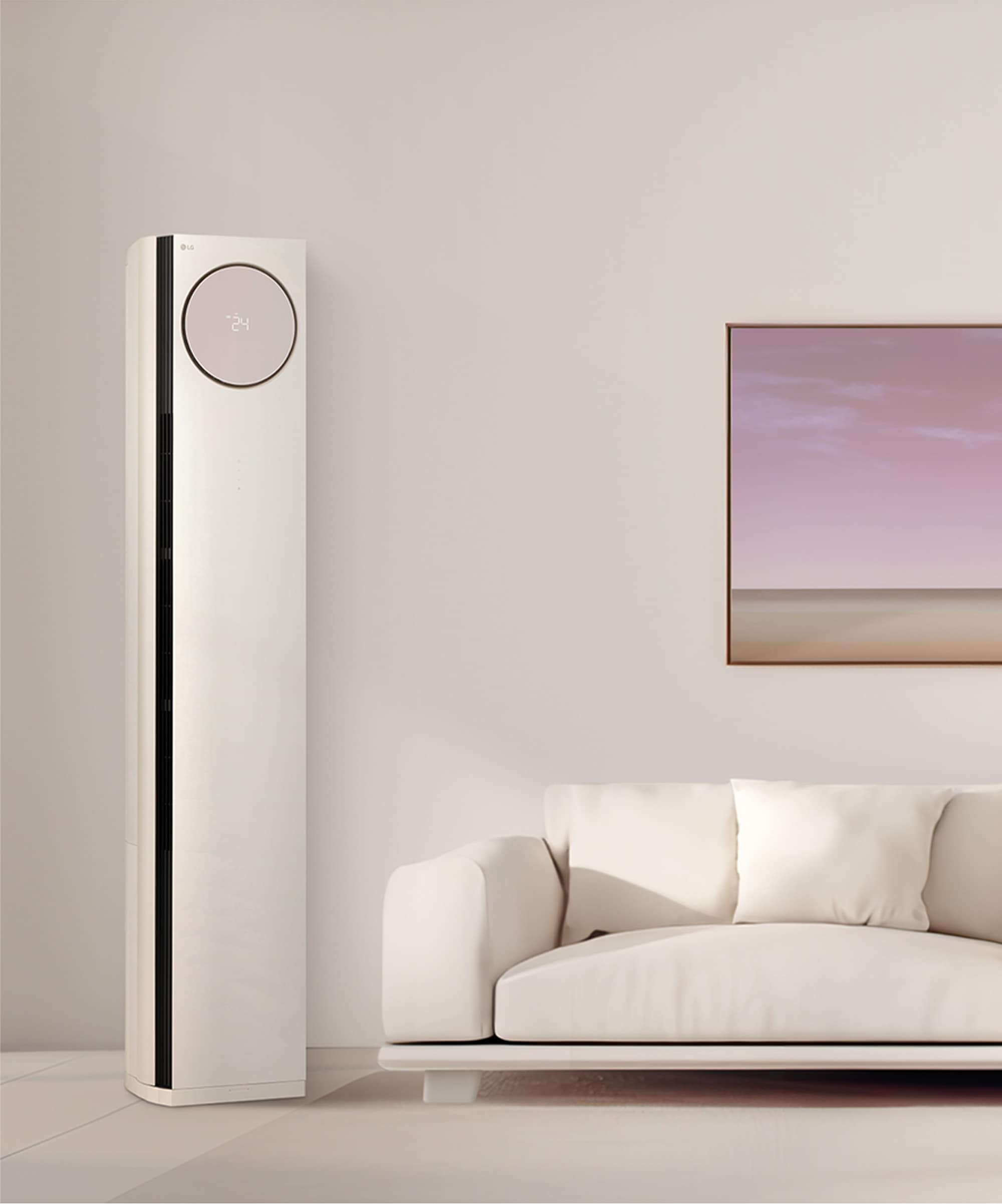 LG 오브제컬렉션 LG 휘센 오브제컬렉션 사계절에어컨 2in1 (타워 디럭스) 매립배관형 (FW20DDNBA2M.AKORB) 메인이미지 0