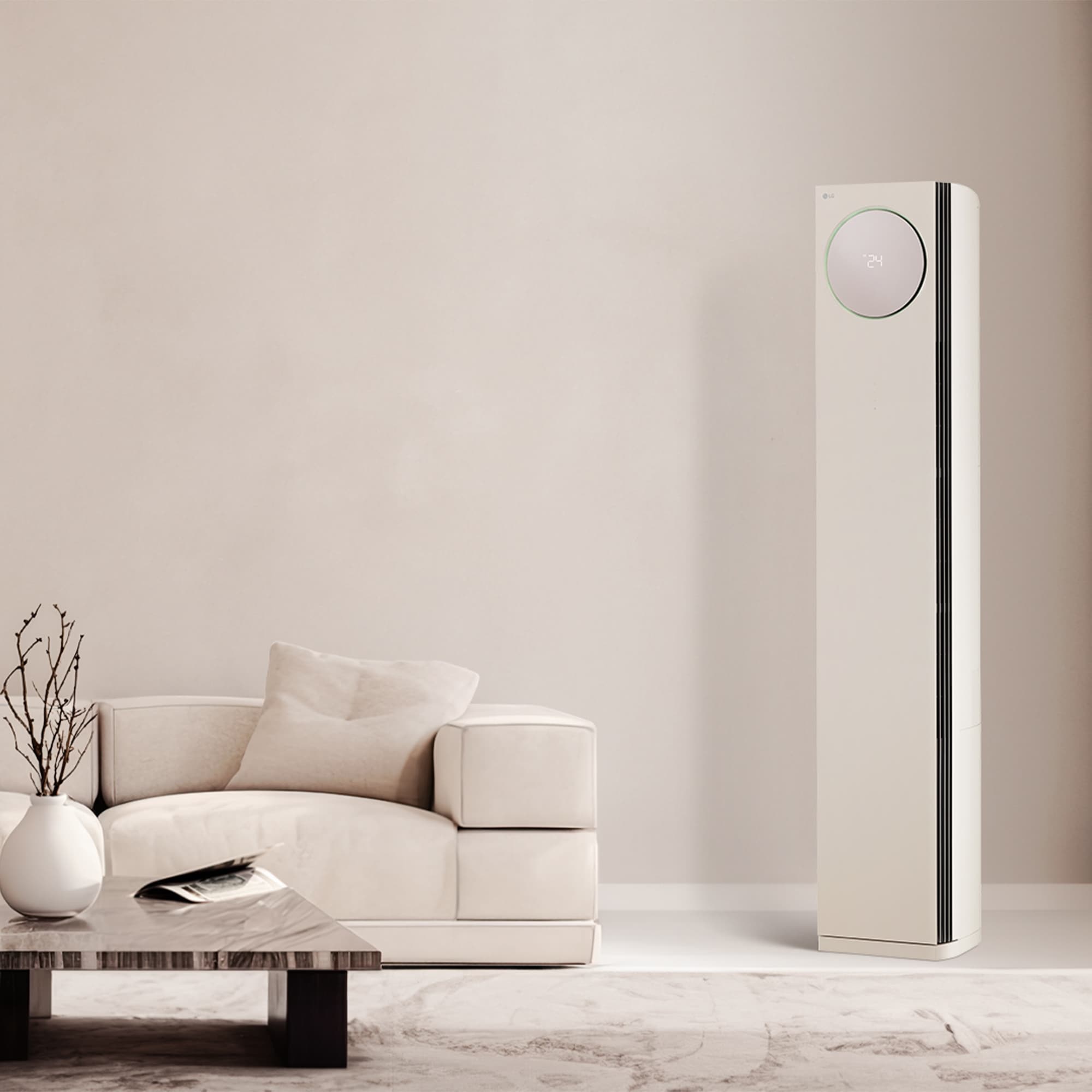 LG 업 가전 LG 휘센 오브제컬렉션 사계절에어컨 2in1 (타워 히트) 매립배관형 (FW20HDNBA2M.AKORB) 줌이미지 0