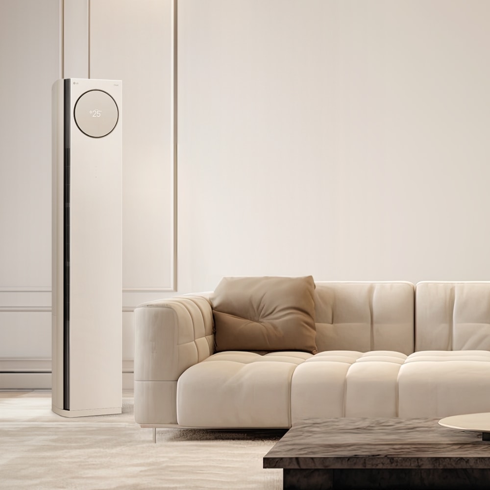LG 업 가전 LG 휘센 오브제컬렉션 타워에어컨 2in1 (럭셔리) 매립배관형 (FQ25LDNBE2M.AKORB) 메인이미지 0