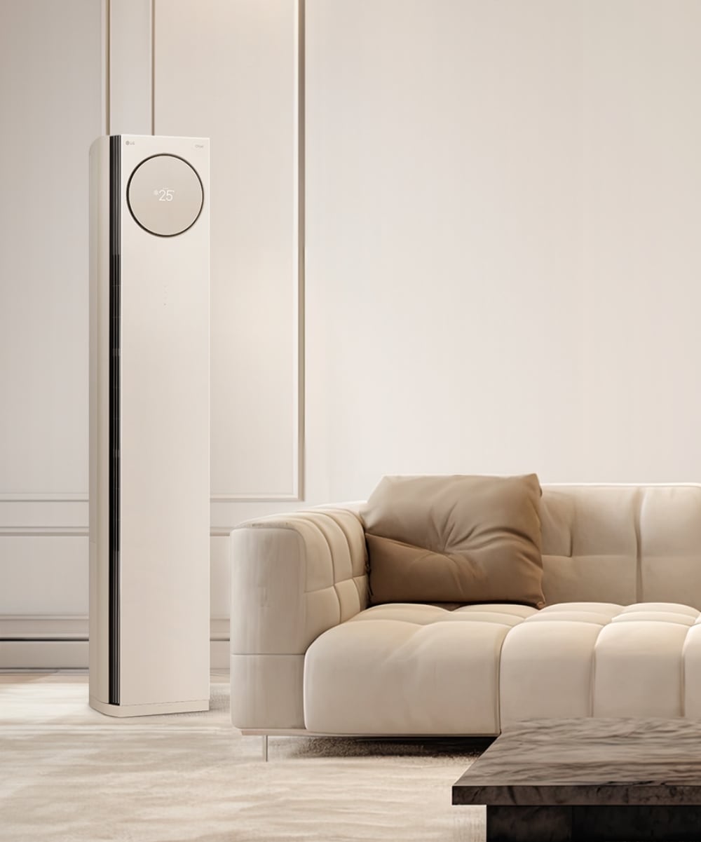LG 업 가전 LG 휘센 오브제컬렉션 타워에어컨 2in1 (럭셔리) 매립배관형 (FQ25LDNBE2M.AKORB) 메인이미지 0