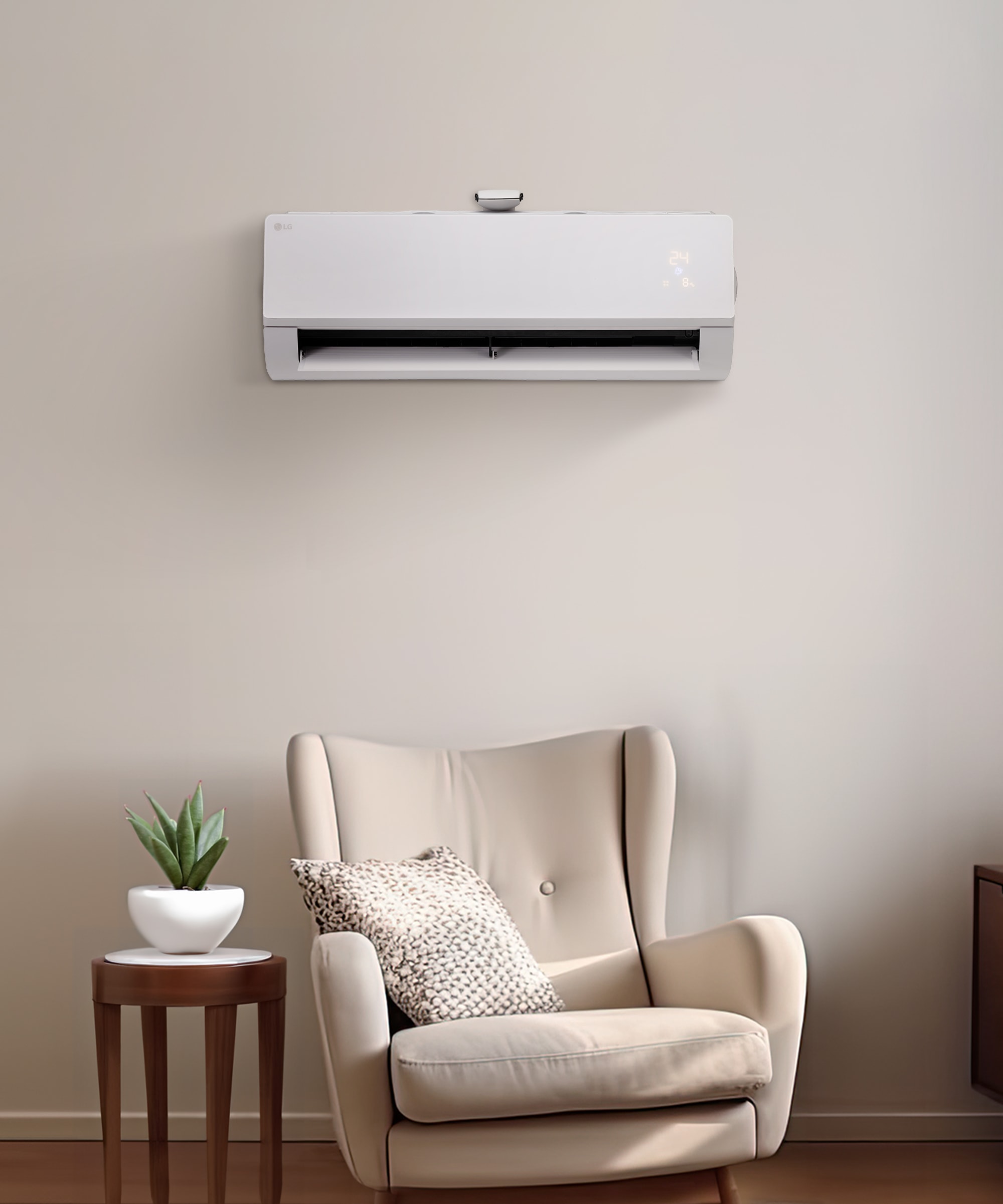LG 오브제컬렉션 LG 휘센 오브제컬렉션 벽걸이에어컨 (SQ07SDJYAS.AKOR) 메인이미지 0