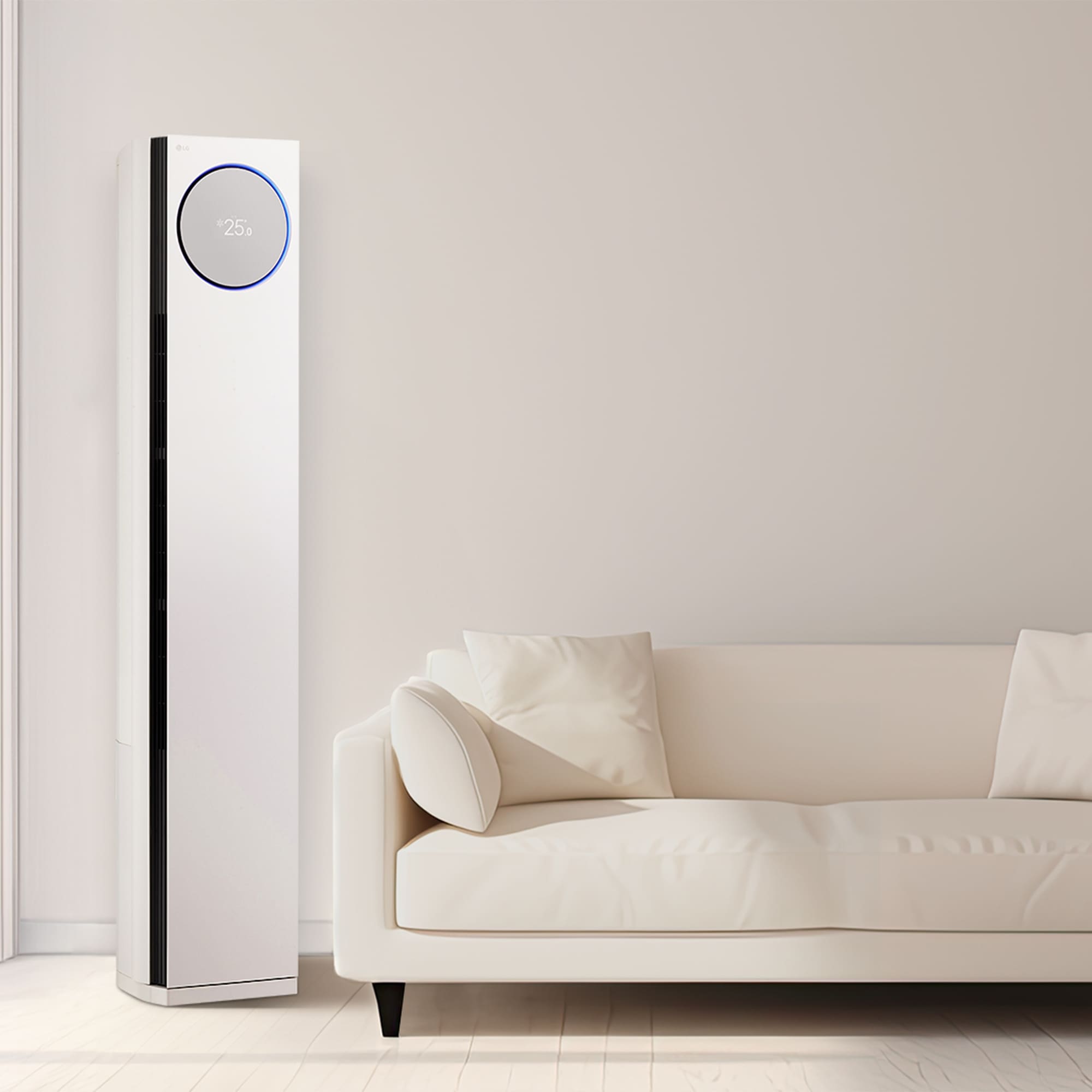 LG 오브제컬렉션 LG 휘센 오브제컬렉션 타워II 2in1 (디럭스) (FQ18DDTHA2.AKOR) 줌이미지 1