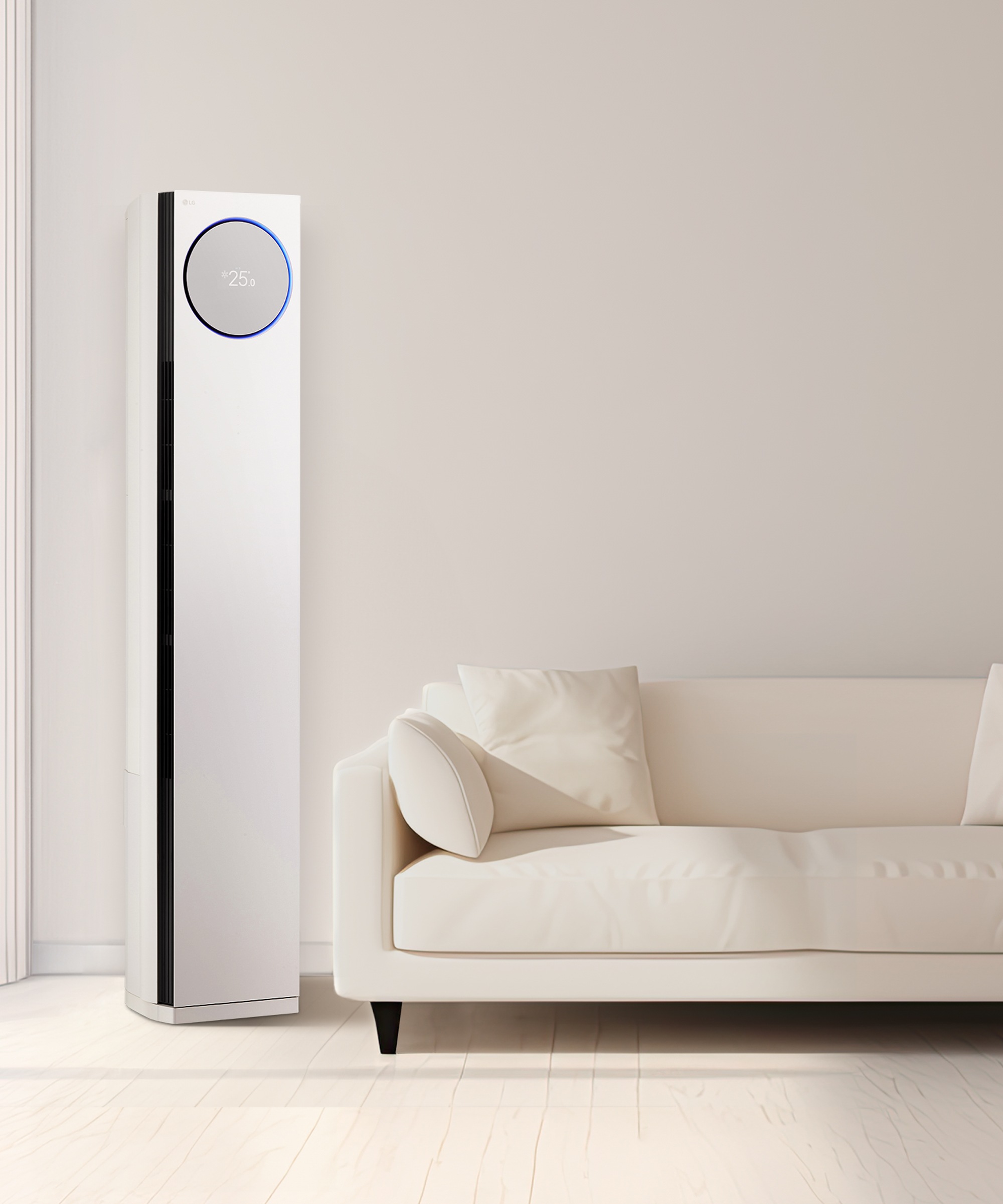 LG 오브제컬렉션 LG 휘센 오브제컬렉션 타워II 2in1 (디럭스)매립배관형 (FQ18DDTHA2M.AKOR) 메인이미지 0