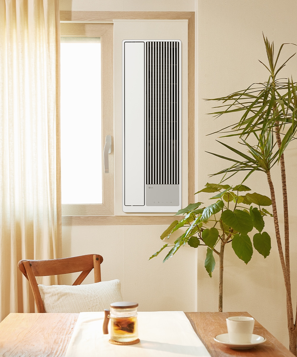 에어컨 LG 휘센 오브제컬렉션 엣지 창호형 에어컨 (연장키트 90cm) 마감키트 (WQ06DDWB901.AKOR) 메인이미지 0