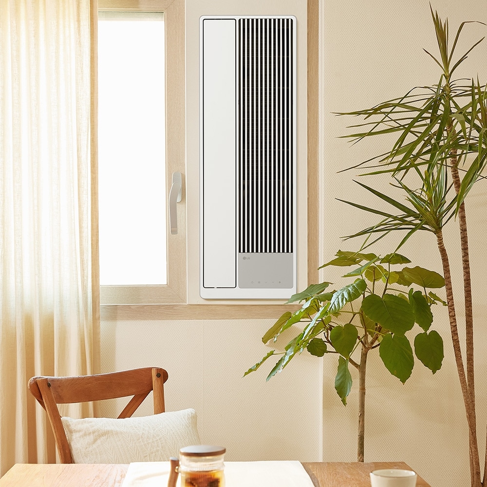 에어컨 LG 휘센 오브제컬렉션 엣지 창호형 에어컨 (연장키트 90cm) 마감키트 (WQ06DDWB901.AKOR) 메인이미지 1