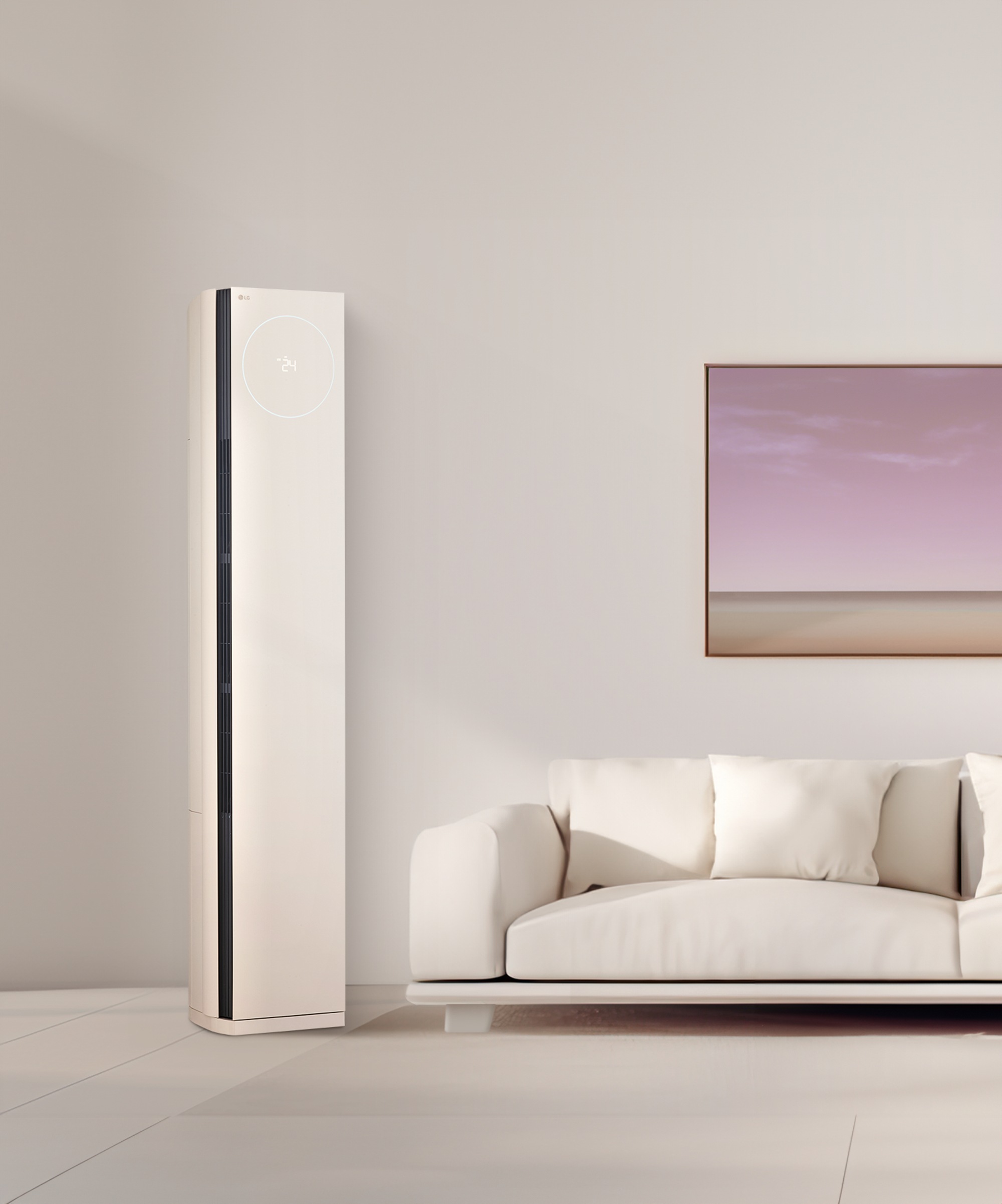 에어컨 LG 휘센 오브제컬렉션 타워II 2in1 (스페셜)매립배관형 (FQ18SDTBK2M.AKOR) 메인이미지 0