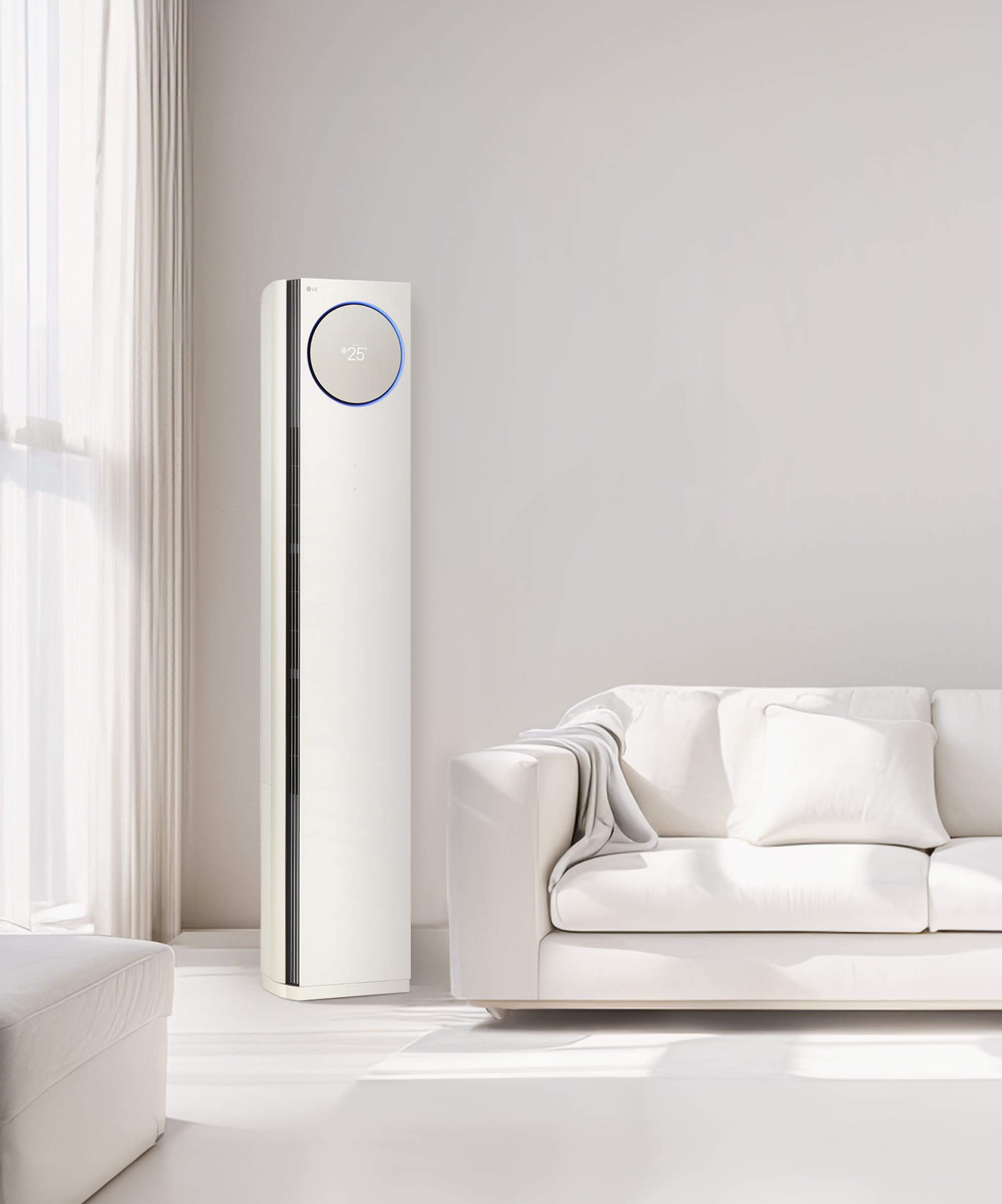 LG 업 가전 LG 휘센 오브제컬렉션 타워I 싱글 에어컨 (7시리즈) (FQ18EN7BA1.AKOR) 메인이미지 0