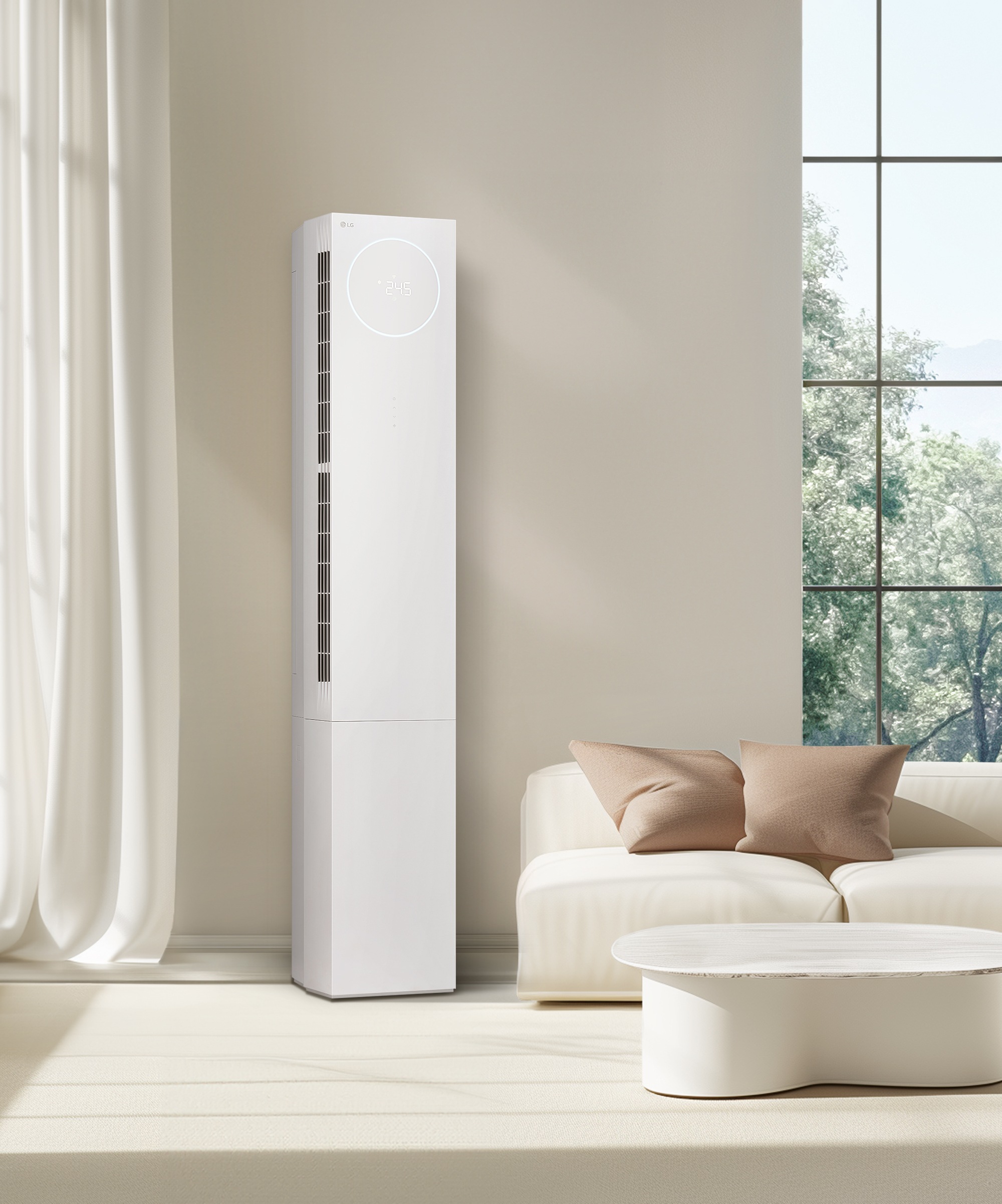 LG 업 가전 LG 휘센 오브제컬렉션 뷰II 에어컨 2in1 (1시리즈)매립배관형 (FQ17EU1EX2M.AKOR) 메인이미지 0