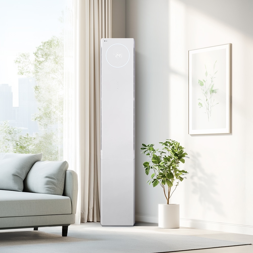 에어컨 LG 휘센 AI 오브제컬렉션 뷰II 에어컨 싱글 (1시리즈) + 뷰케이스 (FQ17FU1EX1.AKOR) 메인이미지 1