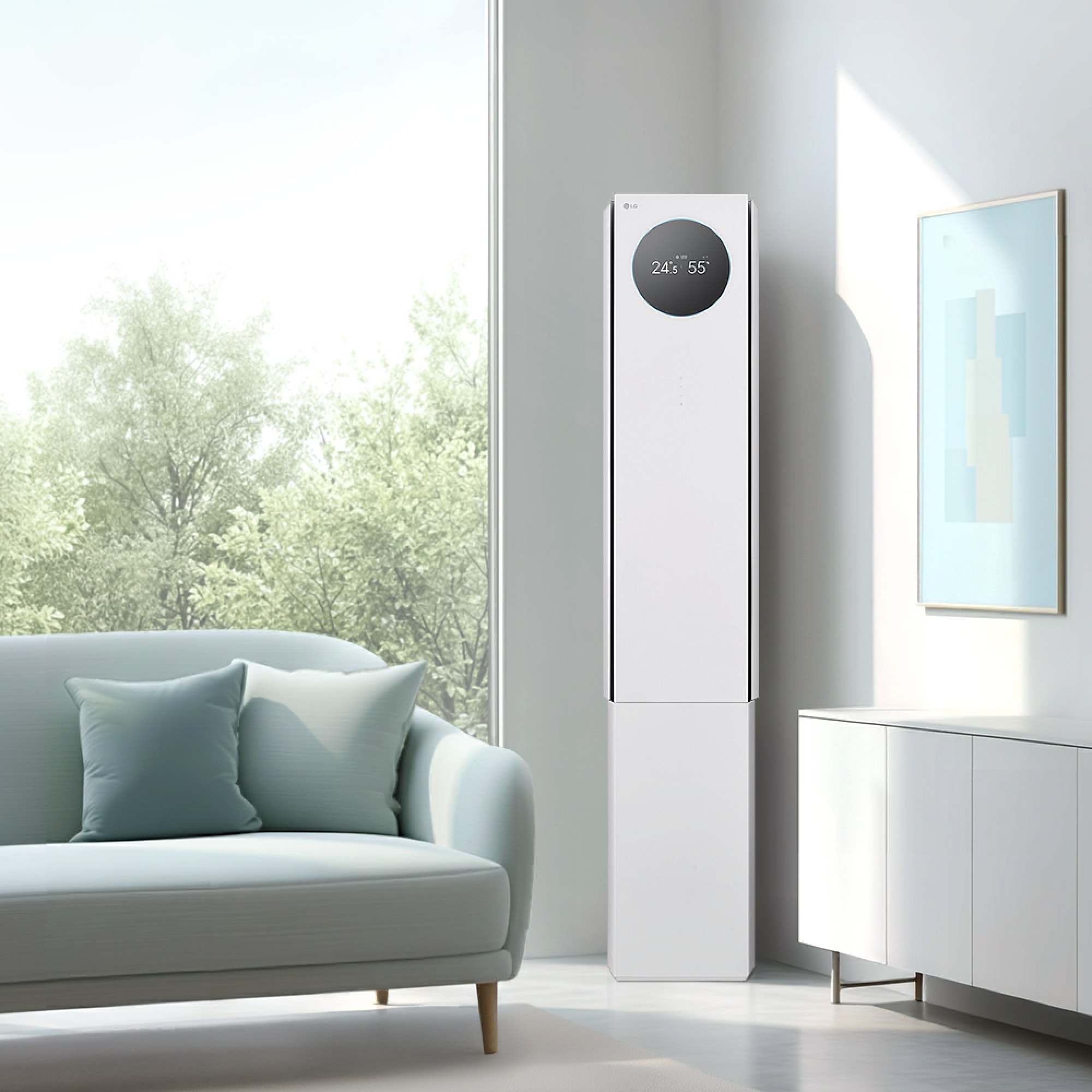 에어컨 LG 휘센 AI 오브제컬렉션 뷰I 프로 에어컨 싱글 (6시리즈) (FQ18GV6EE1.AKOR) 줌이미지 1