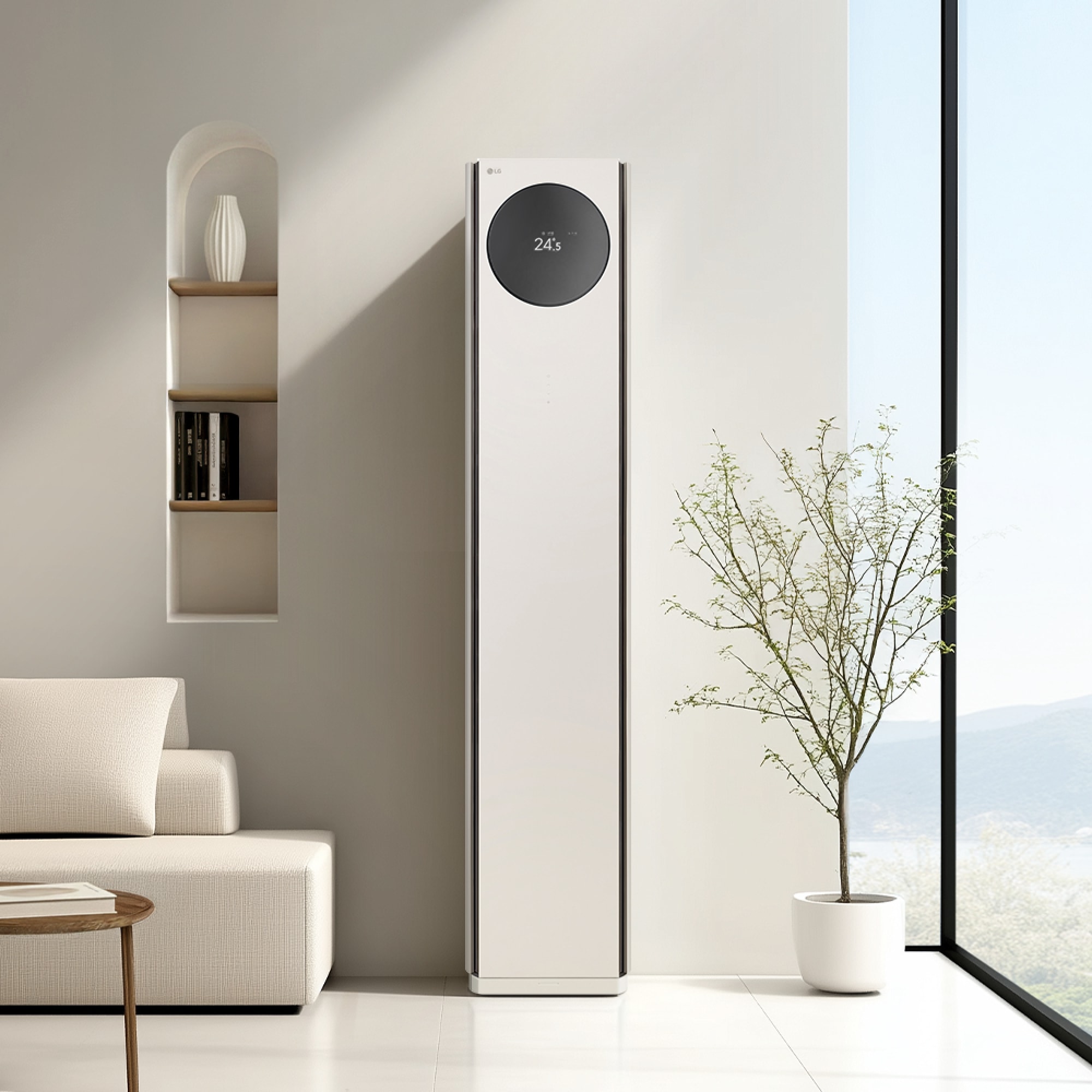 에어컨 LG 휘센 AI 오브제컬렉션 타워I 에어컨 싱글 (5시리즈) (FQ18GN5BA1.AKOR) 줌이미지 1