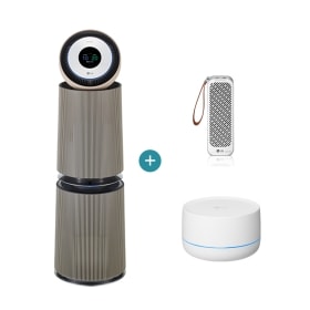 퓨리케어 360˚ 공기청정기 알파(114㎡)+미니 공기청정기+인공지능센서 세트 제품 이미지