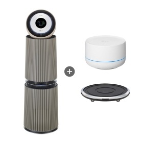 공기청정기 LG 퓨리케어 360˚ 공기청정기 알파+인공지능 센서+무빙휠 세트 (AS351NBFAAM.AKOR) 썸네일