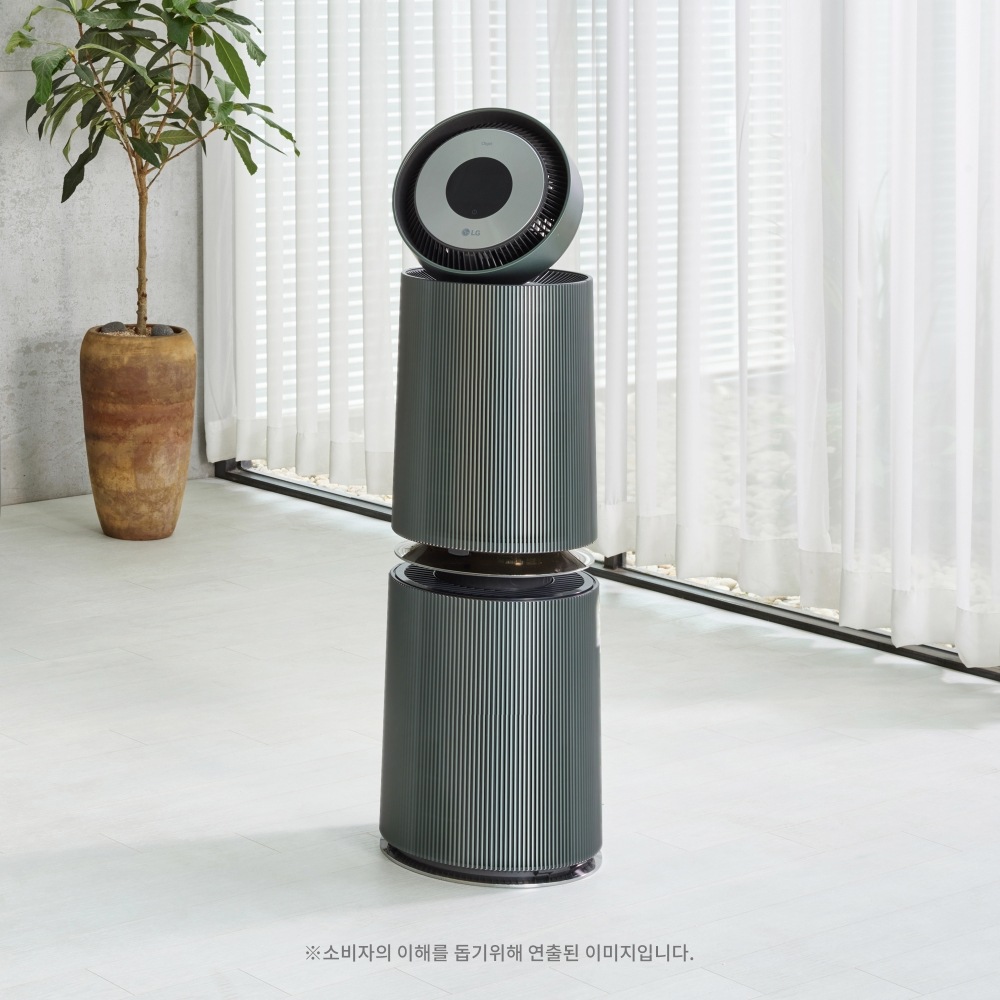 공기청정기 LG 퓨리케어 오브제컬렉션 360° 공기청정기 알파 (일반 필터) (AS352NG1A.AKOR) 메인이미지 0