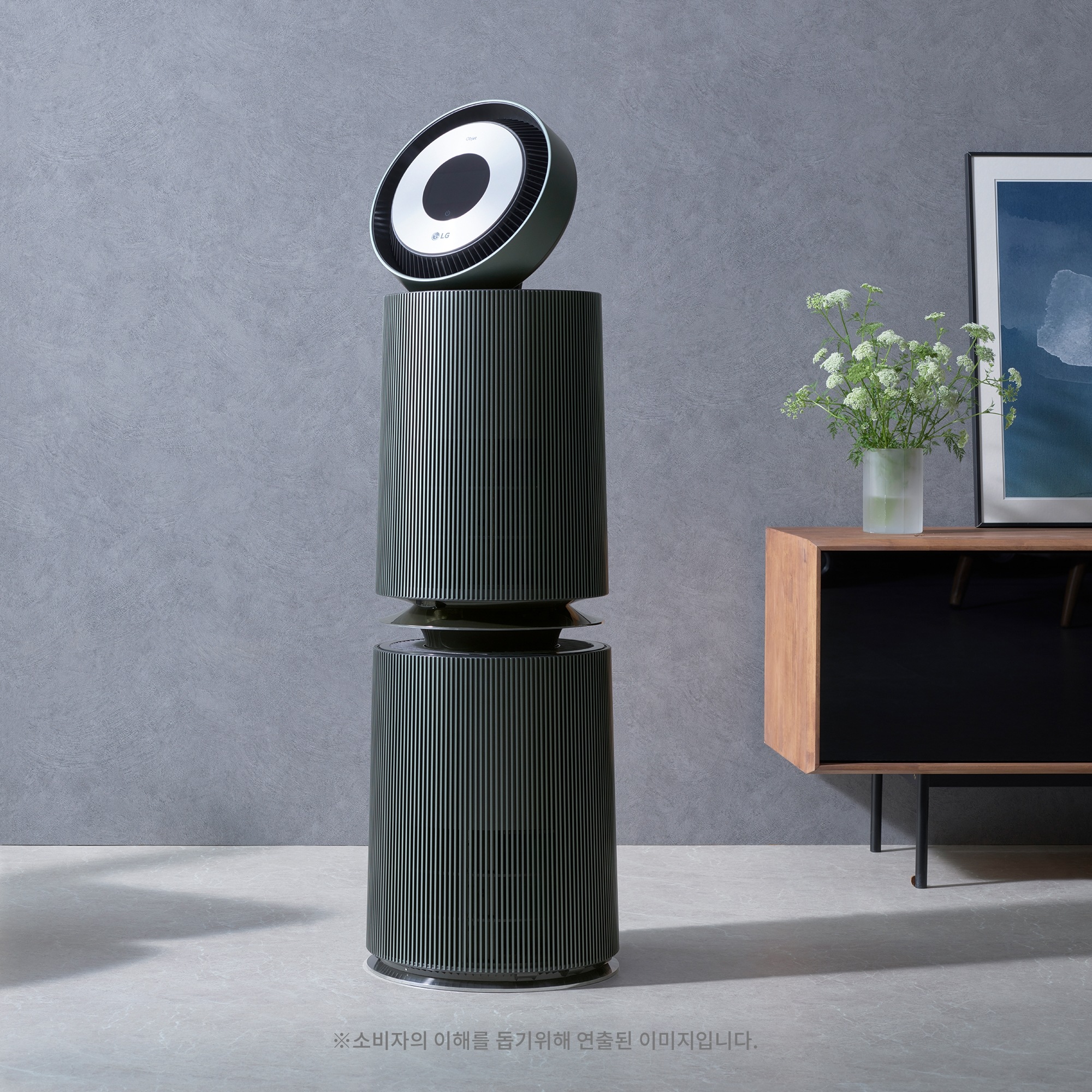 공기청정기 LG 퓨리케어 오브제컬렉션 360° 공기청정기 알파 (펫 필터) (AS352NG2A.AKOR) 줌이미지 0