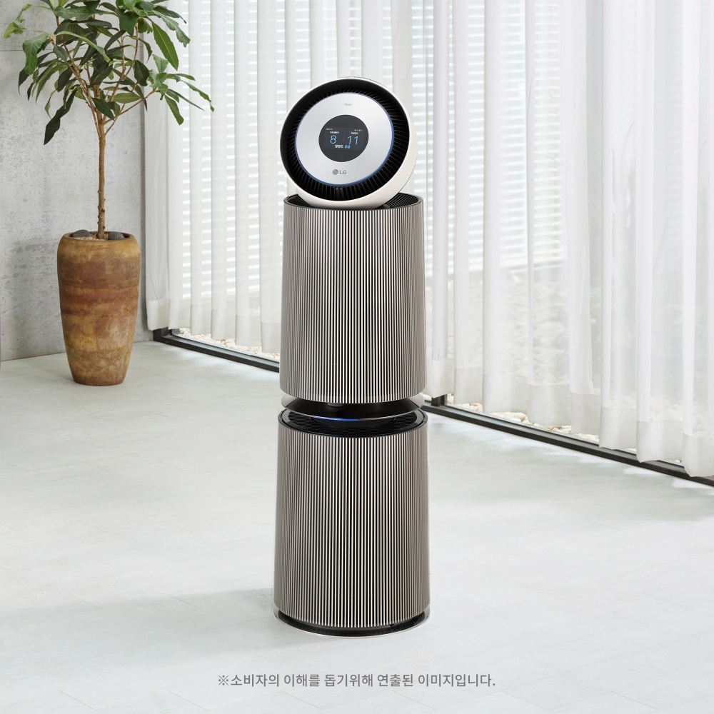 공기청정기 LG 퓨리케어 오브제컬렉션 360° 공기청정기 알파 (일반 필터) (AS352NS1A.AKOR) 메인이미지 0