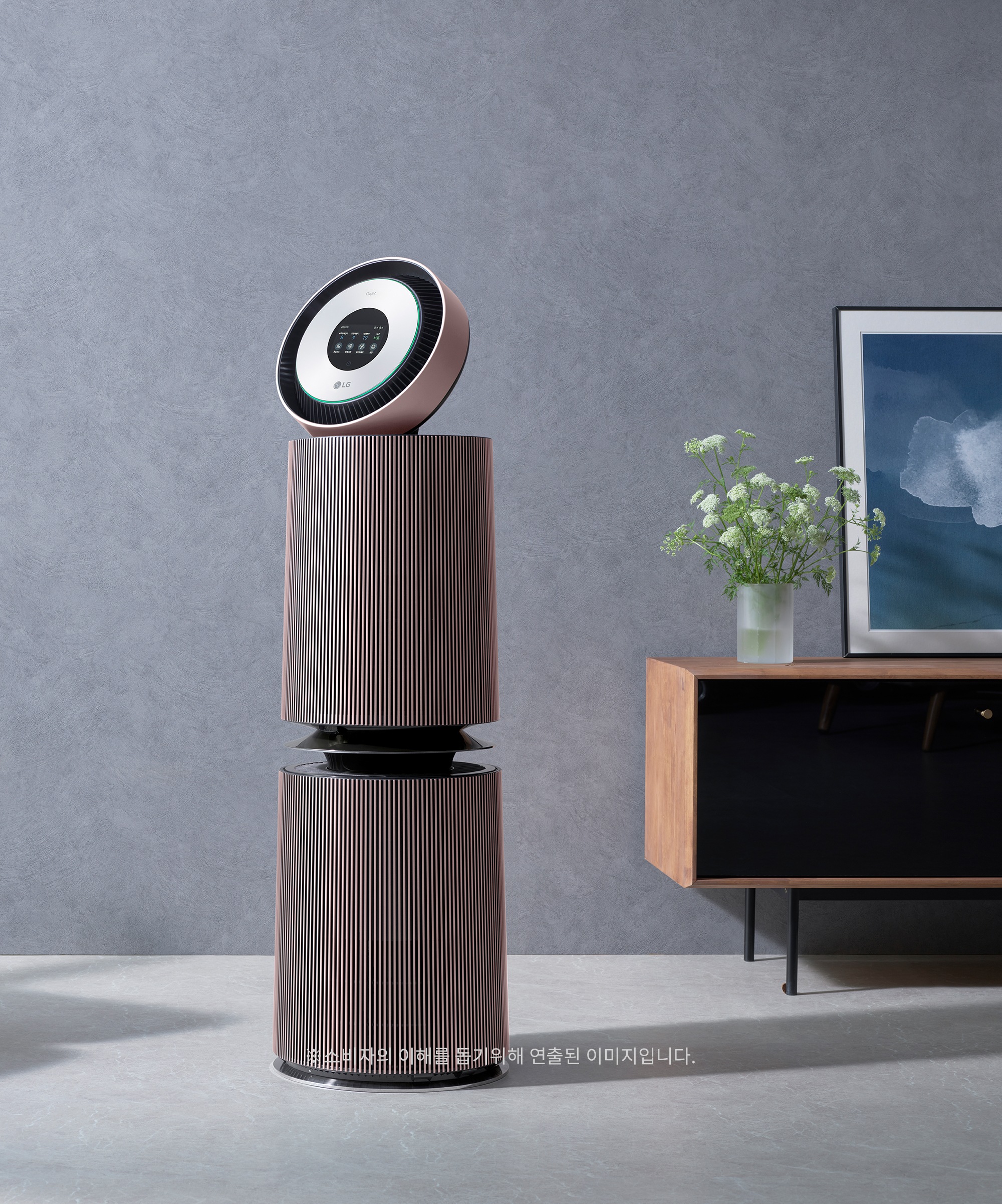 공기청정기 LG 퓨리케어 오브제컬렉션 360° 공기청정기 알파 (펫 필터) (AS352NP2A.AKOR) 메인이미지 0