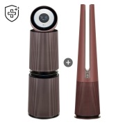 공기청정기 LG 퓨리케어 360˚ 알파 (일반 필터) + 에어로타워 (온풍 겸용) (E2CHPU22.AKOR) 썸네일이미지 0