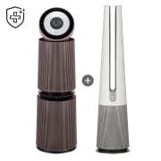 공기청정기 LG 퓨리케어 360˚ 알파 (일반 필터) + 에어로타워 (온풍 겸용) (E2CJPU22.AKOR) 썸네일이미지 0