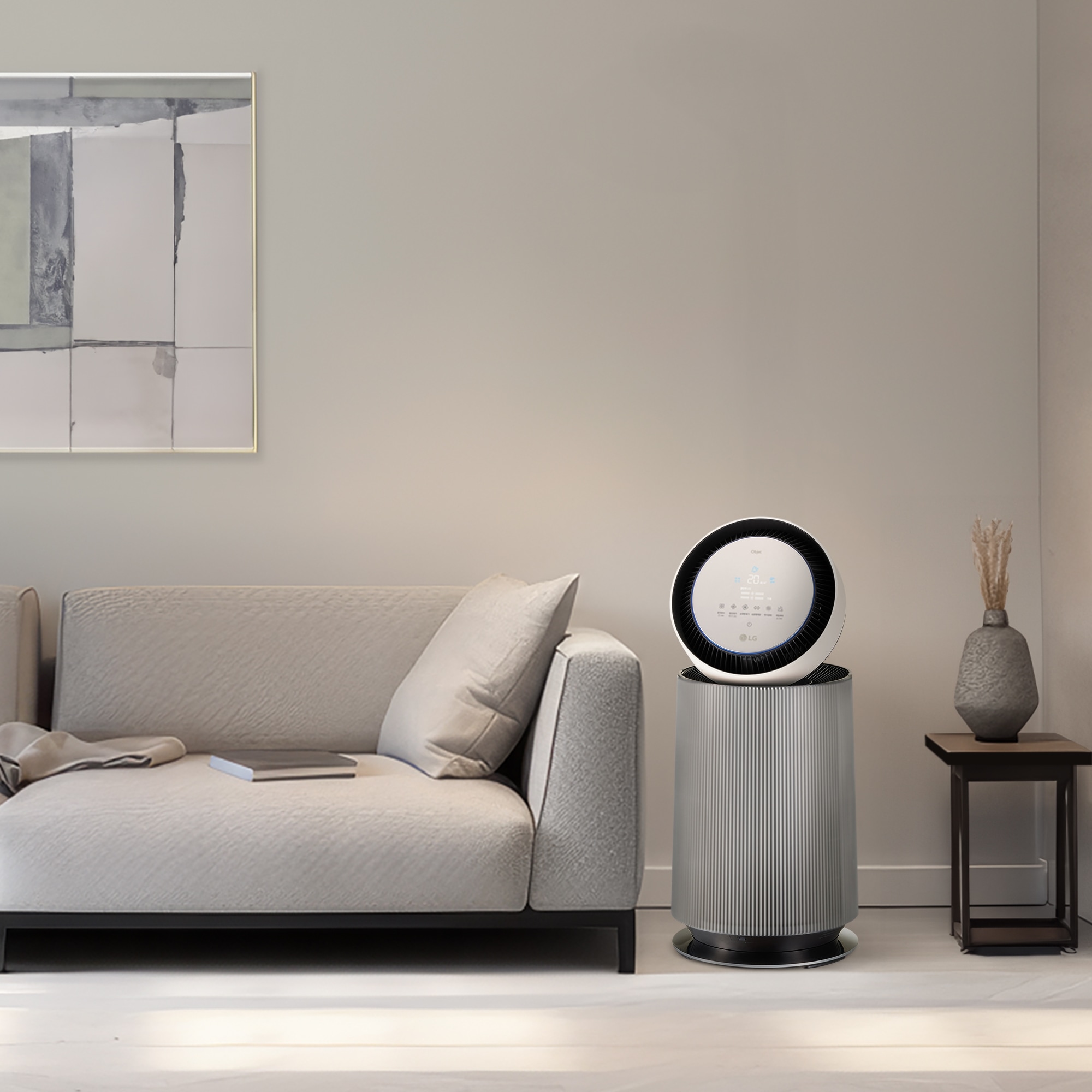 공기청정기 LG 퓨리케어 오브제컬렉션 360° 공기청정기 (AS192DSFAM.AKORR) 줌이미지 1