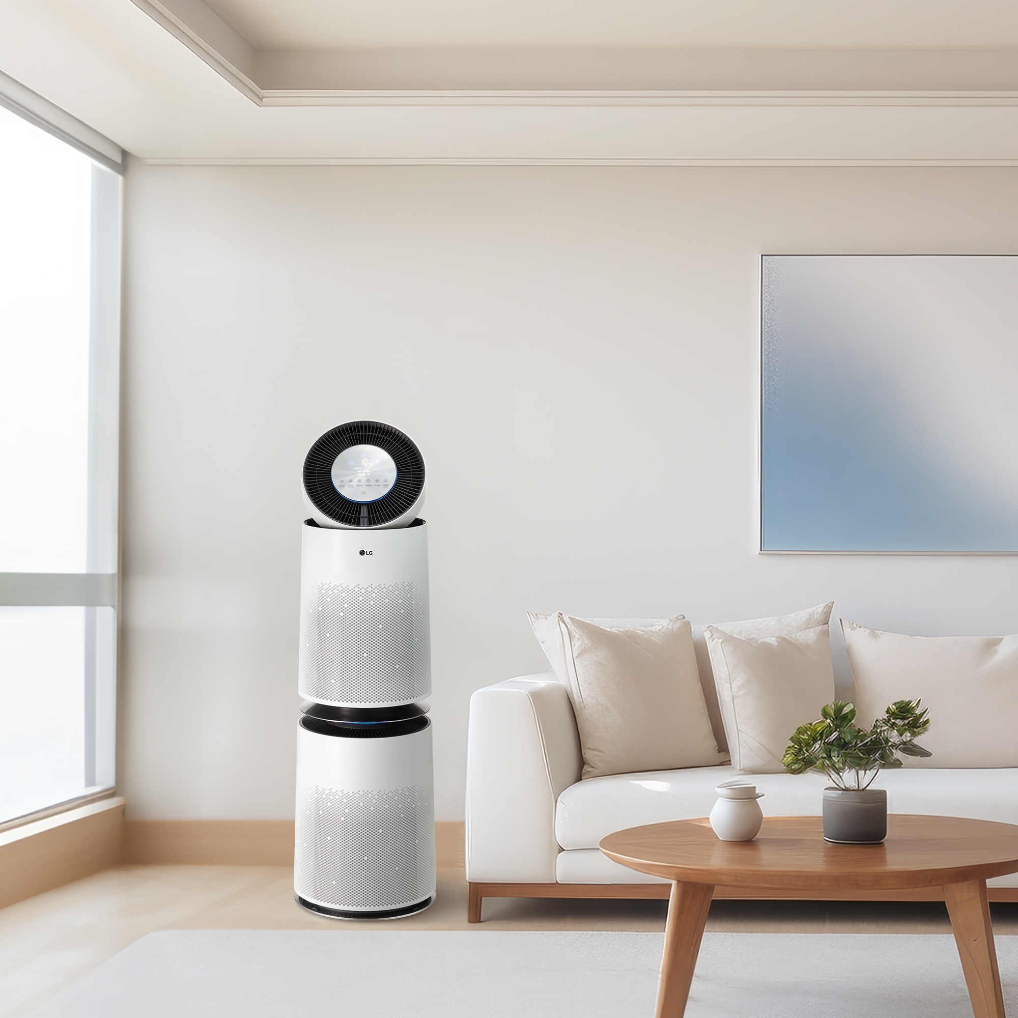 공기청정기 LG 퓨리케어 360˚ 공기청정기 플러스 (AS303DWFA.AKOR) 줌이미지 1