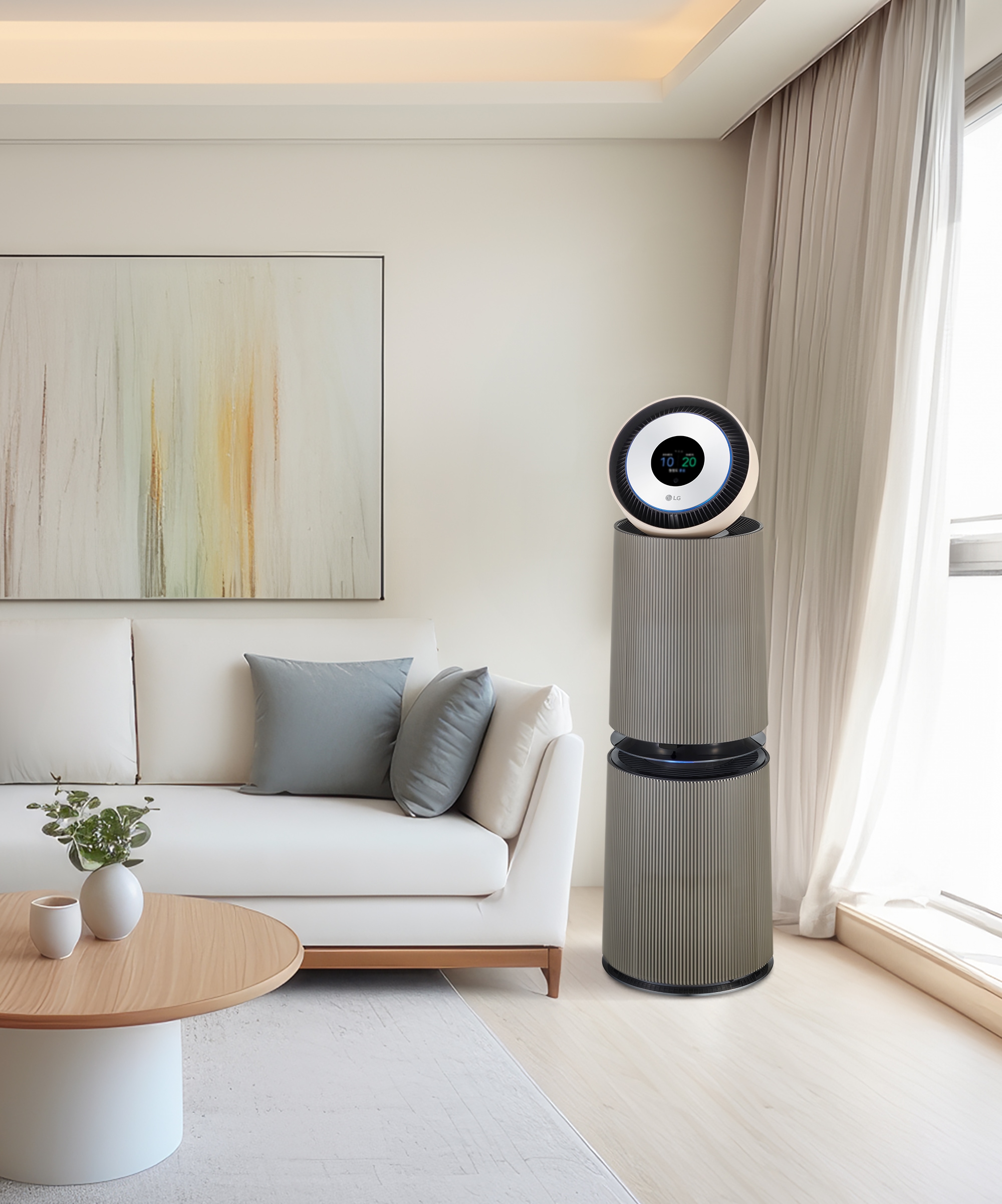 LG 업 가전 LG 퓨리케어 오브제컬렉션 360˚ 알파UP (G 필터) (AS353NB3A.AKOR) 메인이미지 0