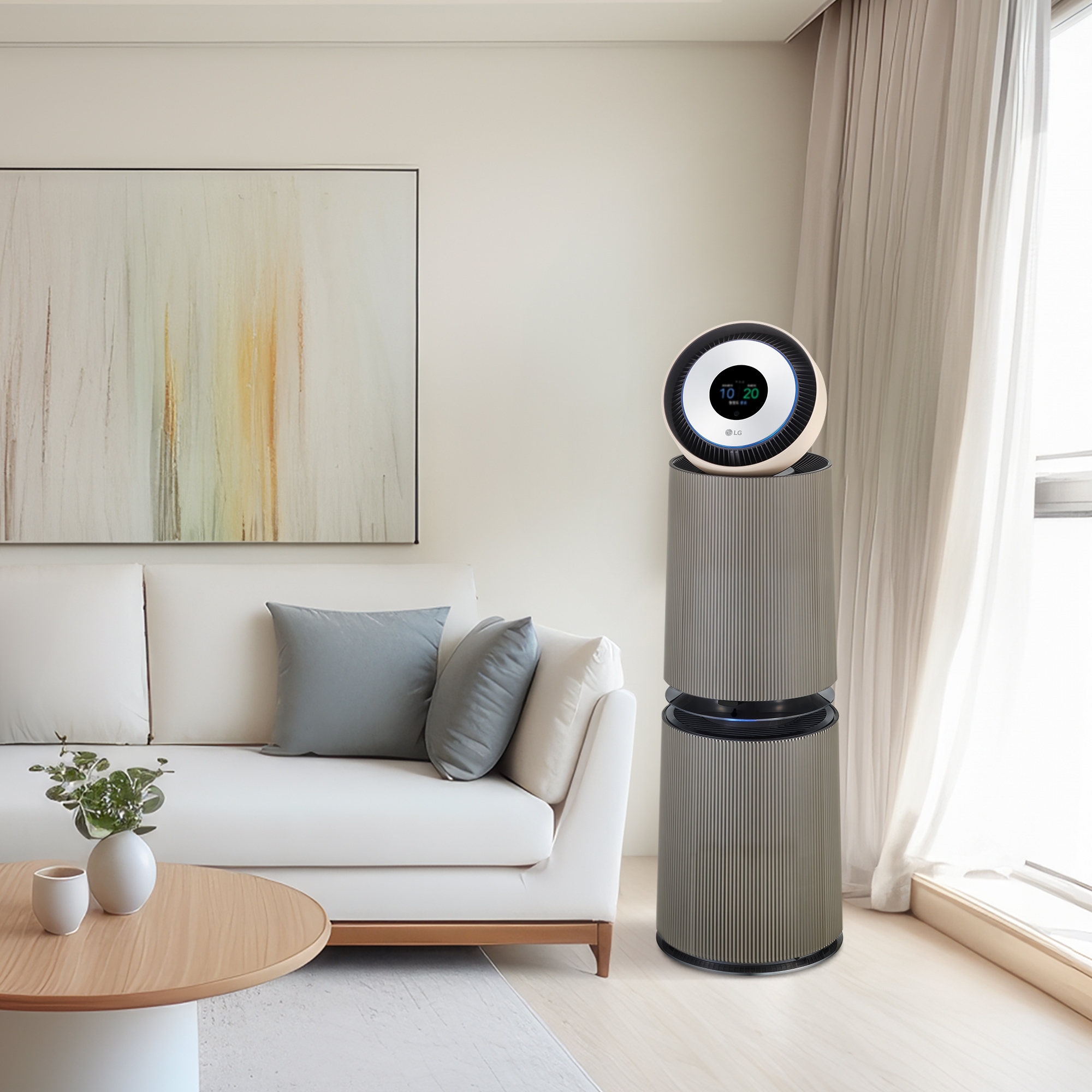 LG 업 가전 LG 퓨리케어 오브제컬렉션 360˚ 알파UP (G 필터) (AS353NB3A.AKOR) 줌이미지 0