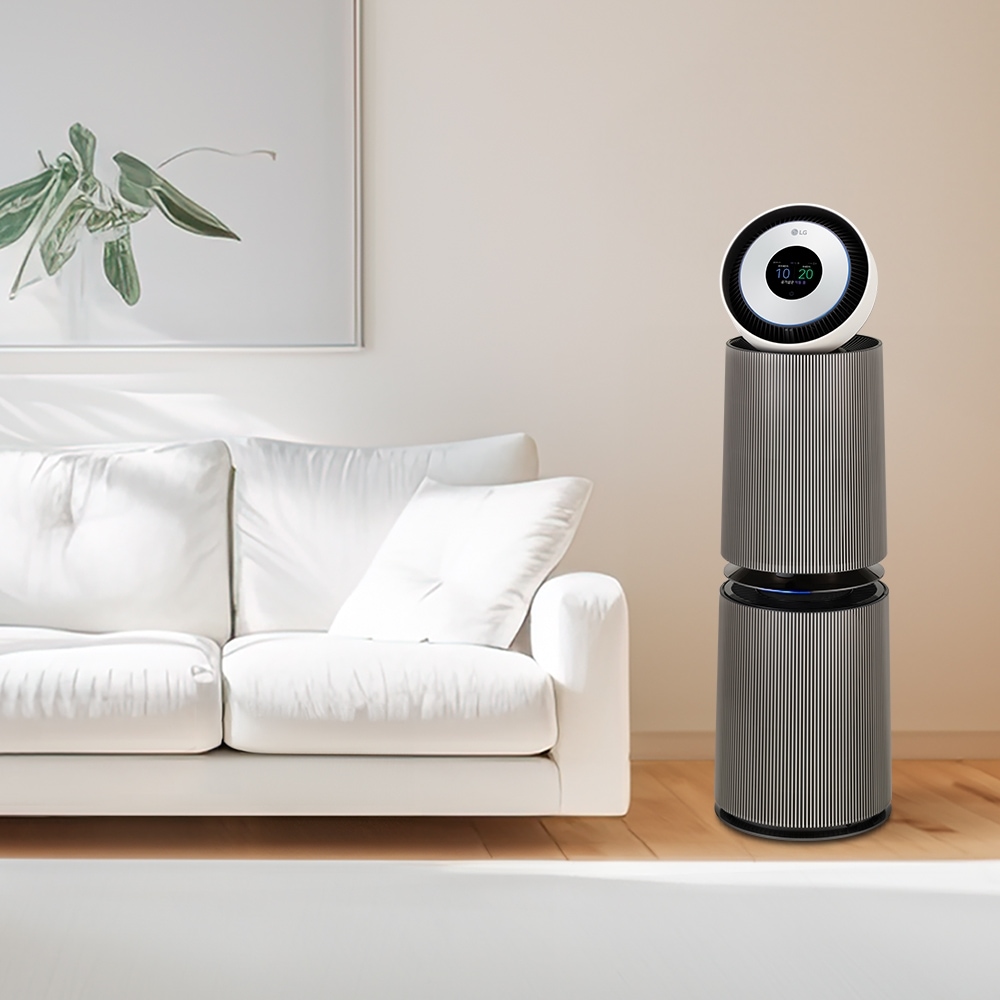 공기청정기 LG 퓨리케어 오브제컬렉션 360˚ 공기청정기 UV살균 (G 필터)  (AS354NS3A.AKOR) 메인이미지 1