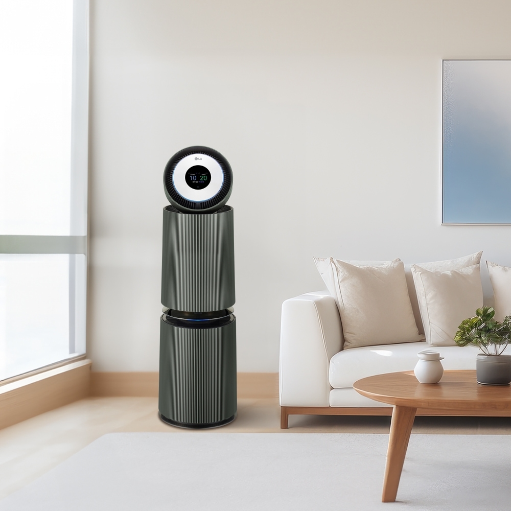 공기청정기 LG 퓨리케어 오브제컬렉션 360˚ 공기청정기 UV살균 (G 필터)  (AS354NG3A.AKOR) 메인이미지 1