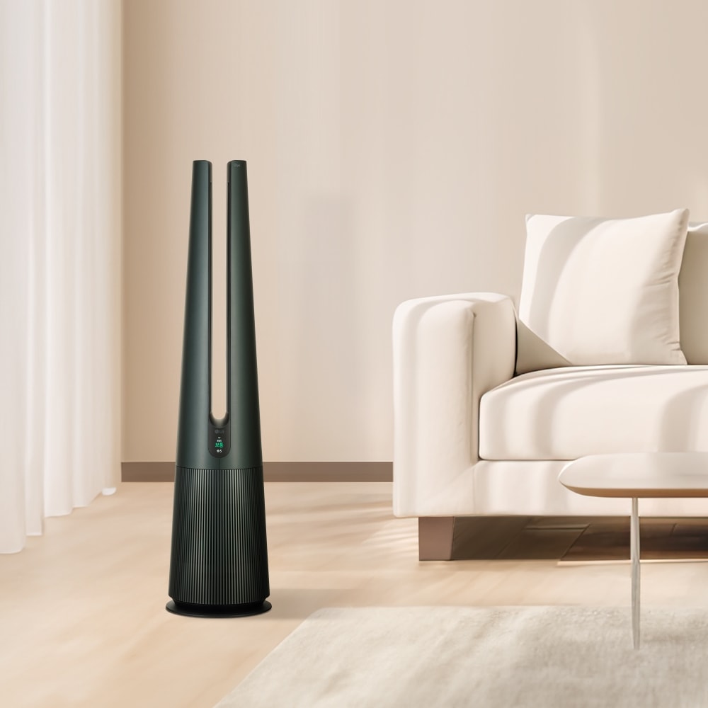 공기청정기 LG 퓨리케어 오브제컬렉션 에어로타워 UV살균 + 무빙휠 세트 (FS064PGJAM.AKOR) 메인이미지 1